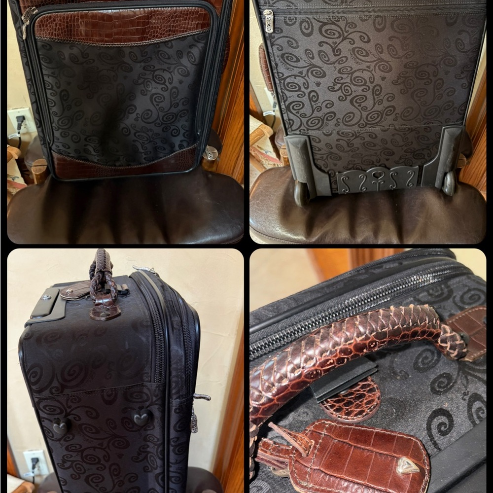 Brighton carry on suitcase luggage handbag cosmetic bag complete 3 bags $500